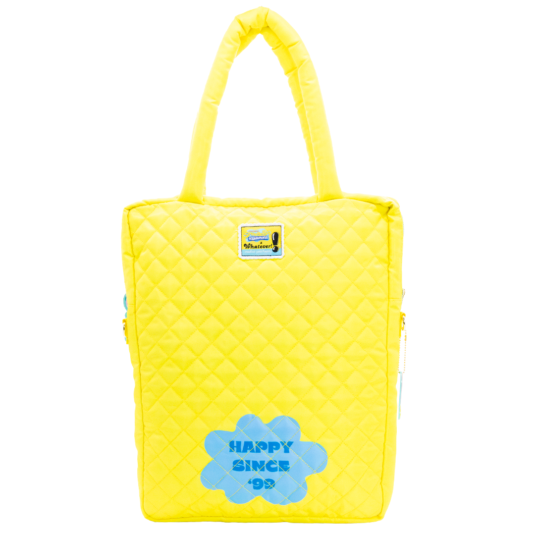 Spongebob Quilted Nylon Oversize Tote Bag
