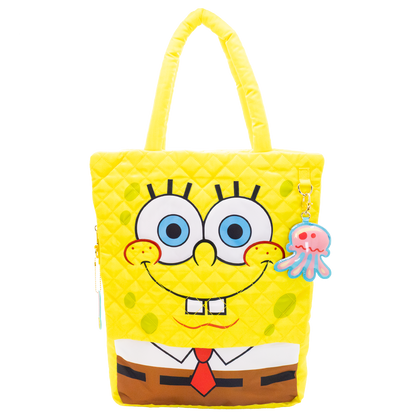 Spongebob Quilted Nylon Oversize Tote Bag