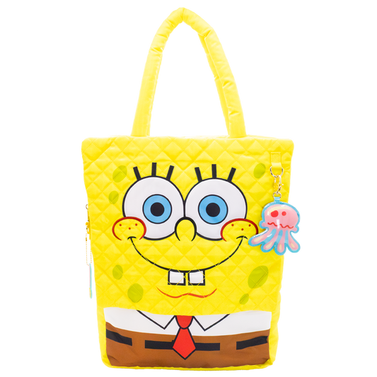 Spongebob Quilted Nylon Oversize Tote Bag