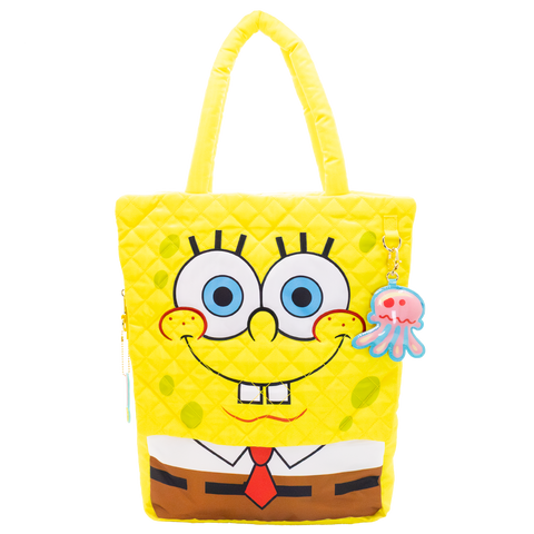 Spongebob Quilted Nylon Oversize Tote Bag