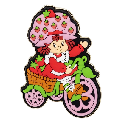 WEB EXCLUSIVE Strawberry Shortcake™ Scented Silicone Tricycle Pin