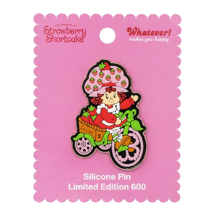 WEB EXCLUSIVE Strawberry Shortcake™ Scented Silicone Tricycle Pin