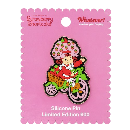 WEB EXCLUSIVE Strawberry Shortcake™ Scented Silicone Tricycle Pin