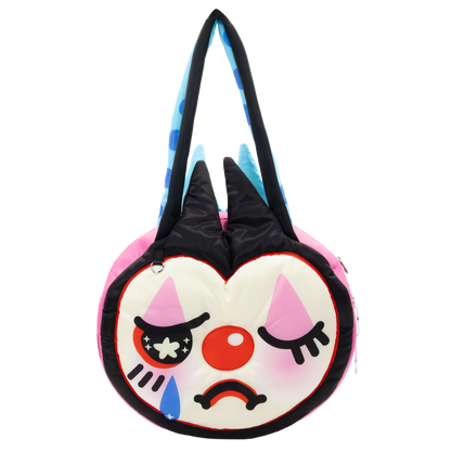 So Lazo Happy/Sad Clown Oversized Tote Bag