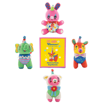 So Lazo Mystery Box Party Animals Plush Bag Charms