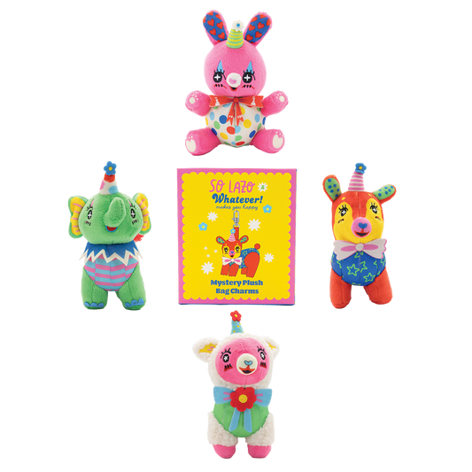 So Lazo Mystery Box Party Animals Plush Bag Charms