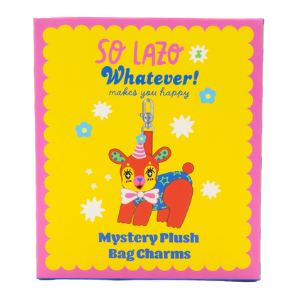So Lazo Mystery Box Party Animals Plush Bag Charms