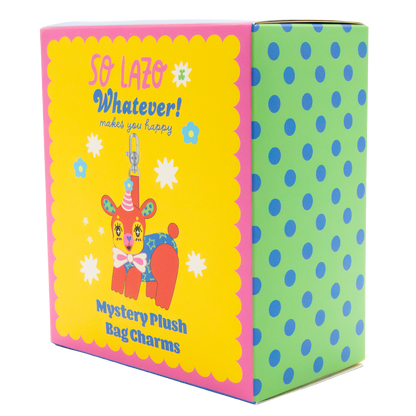 So Lazo Mystery Box Party Animals Plush Bag Charms
