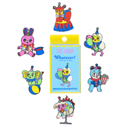 So Lazo Mystery Box Party Animals Enamel Pins