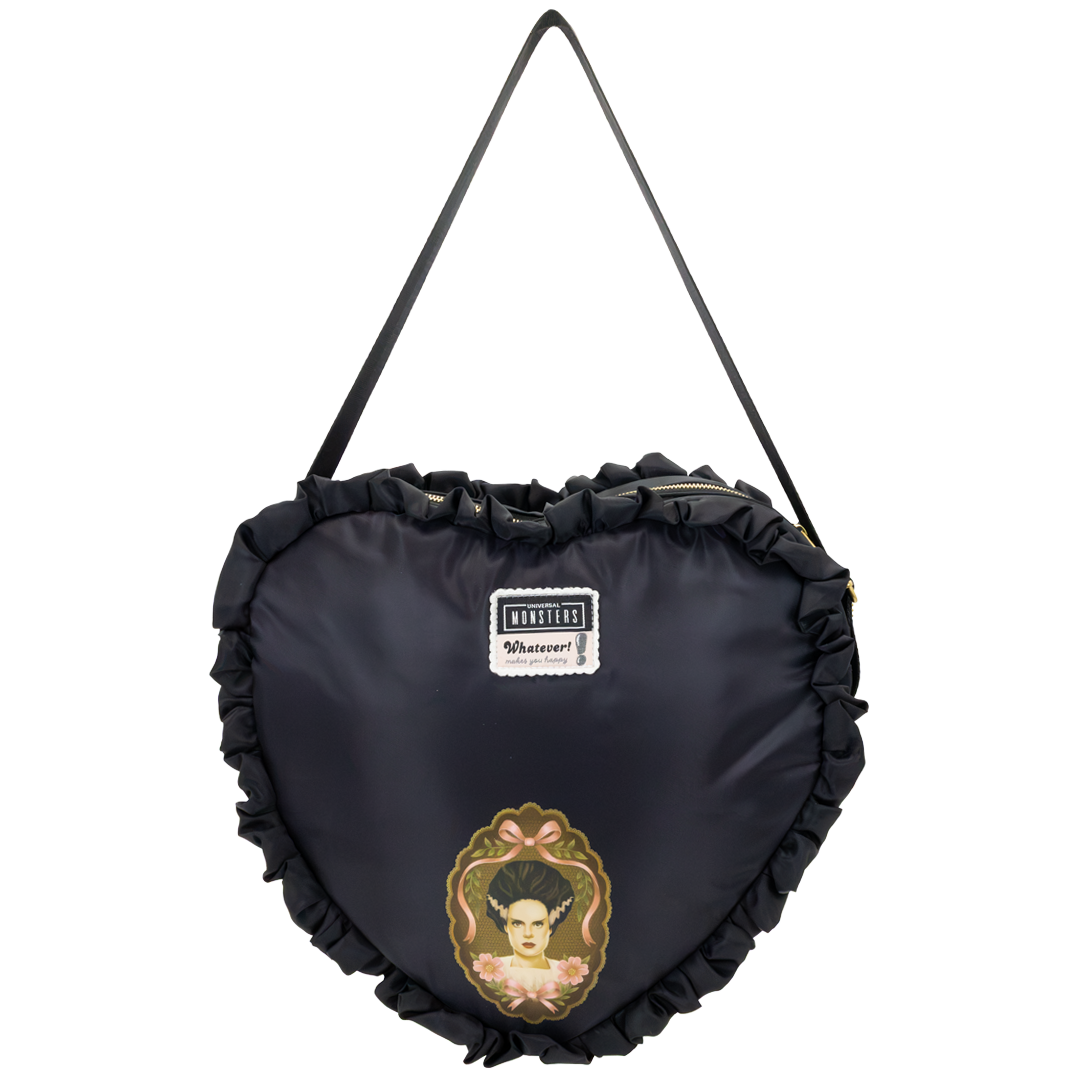 Universal Monsters Coquette Frankie & Bride Oversized Heart Tote Bag