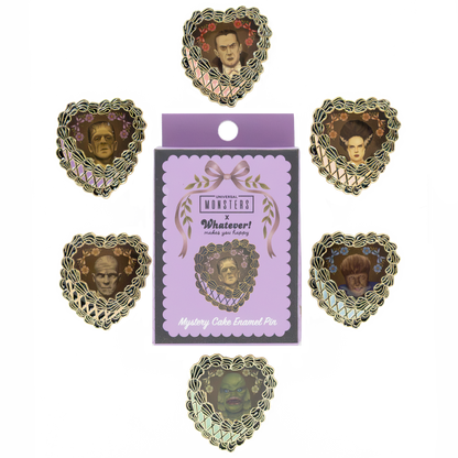 Universal Monsters Coquette Mystery Box Cake Epoxy Pins