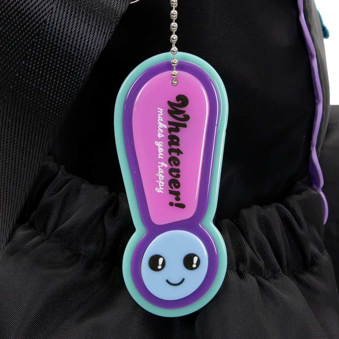 Whatever! Makes You Happy Black Emotional Support Trinket Bag