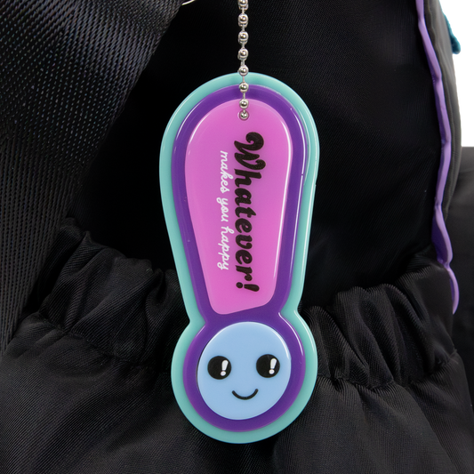 Whatever! Makes You Happy Black Emotional Support Trinket Bag