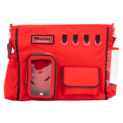 Whatever! Makes You Happy Red Emotional Support Trinket Bag