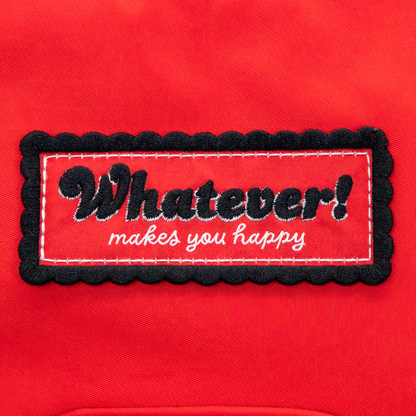 Whatever! Makes You Happy Red Emotional Support Trinket Bag