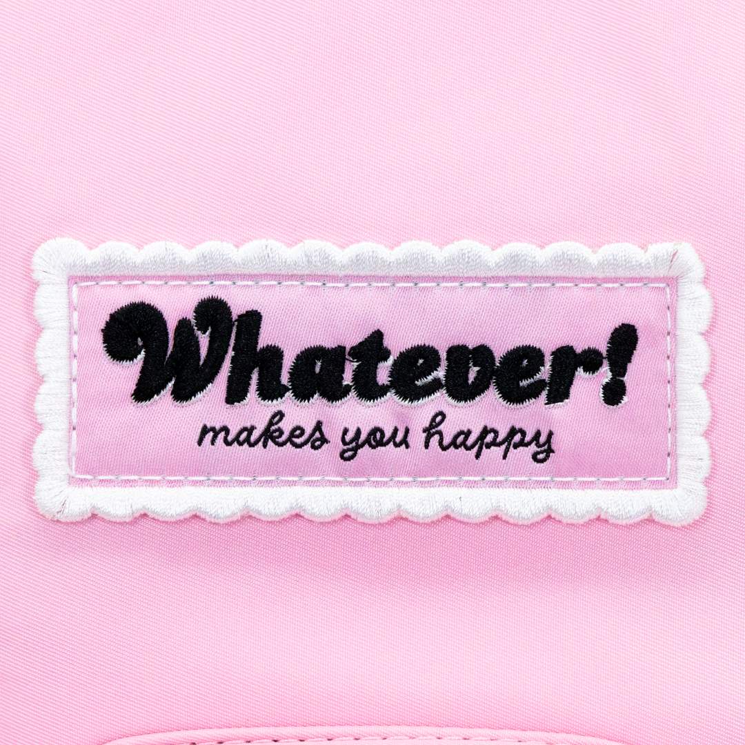 Whatever! Makes You Happy Pink Emotional Support Trinket Bag