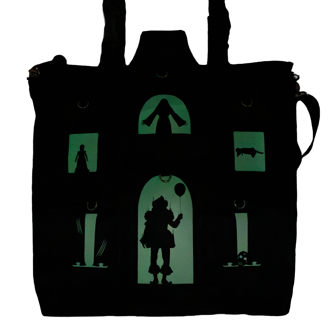 WB Horror House Oversized Padded Tote Bag