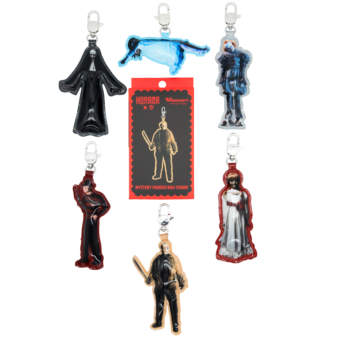 WB Horror Mystery Box Horror Icons Padded Vinyl Bag Charms