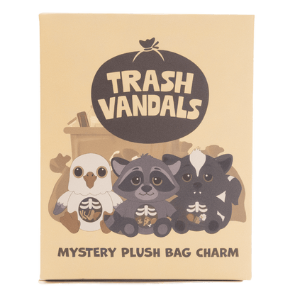 Trash Vandals Mystery Box Plush Bag Charms