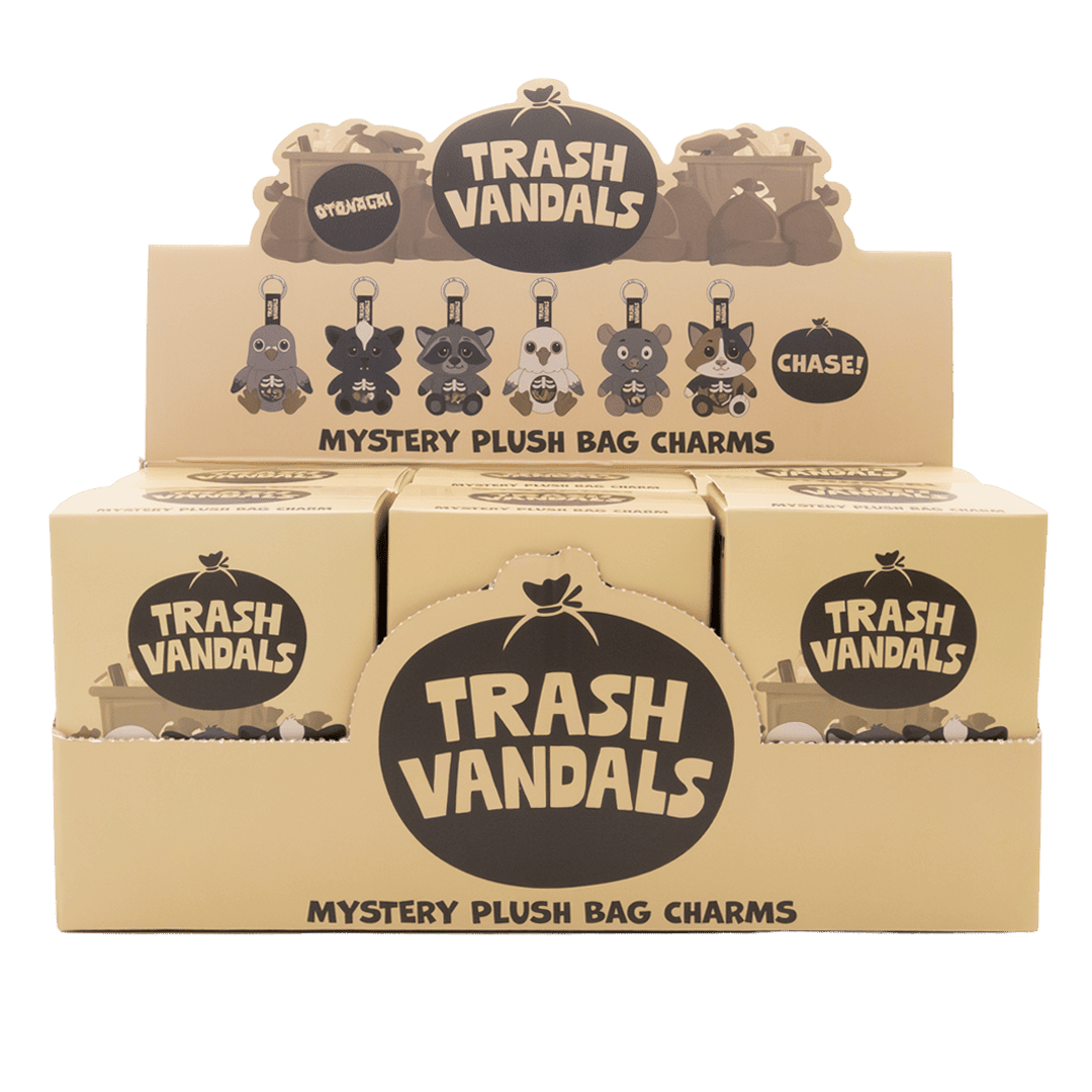 Trash Vandals Mystery Box Plush Bag Charms