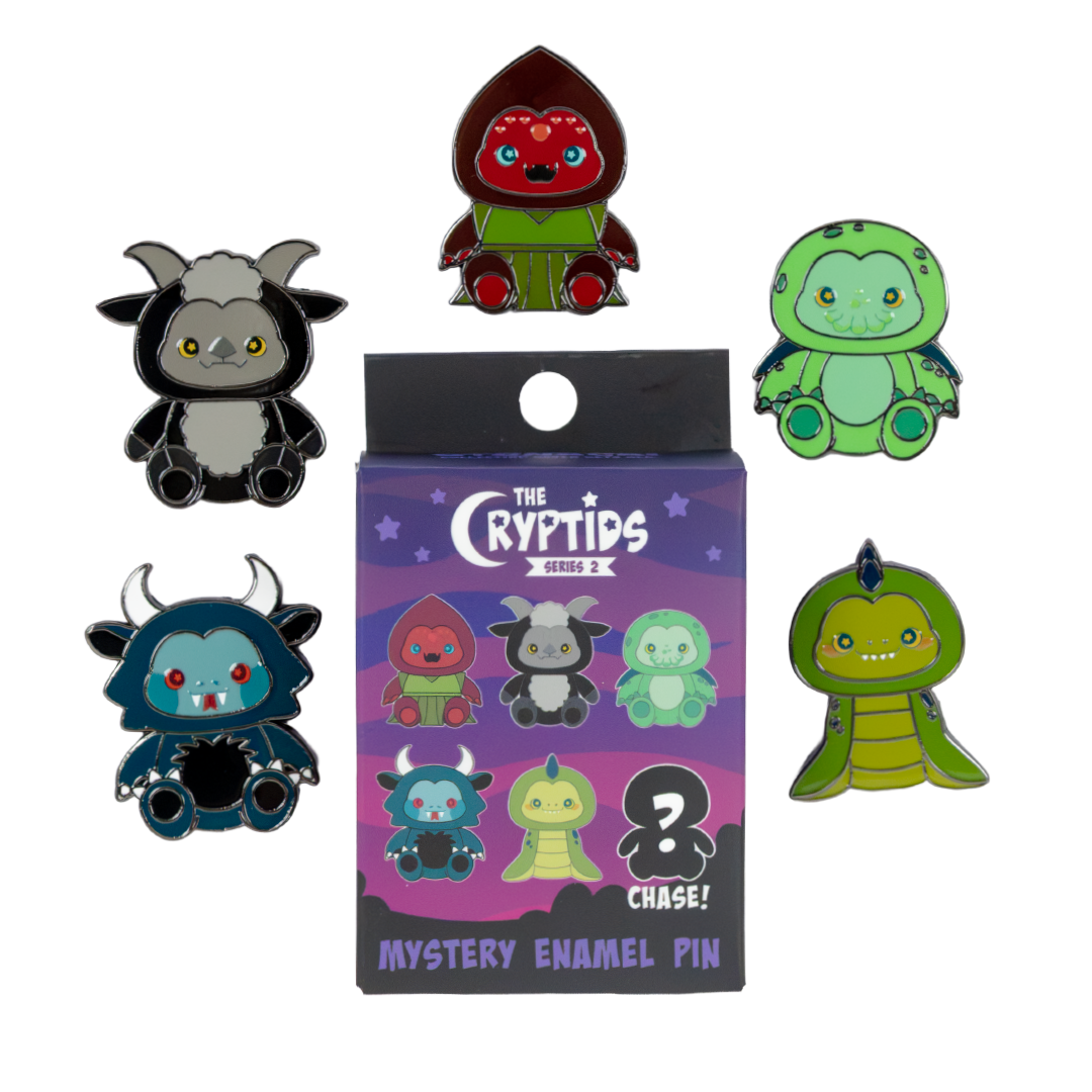The Cryptids Series 2 Mystery Box Enamel Pins