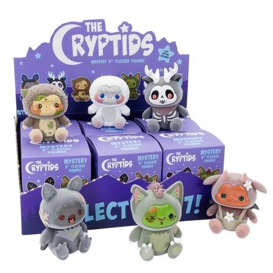 The Cryptids Series 1 Mystery Flocked Figures