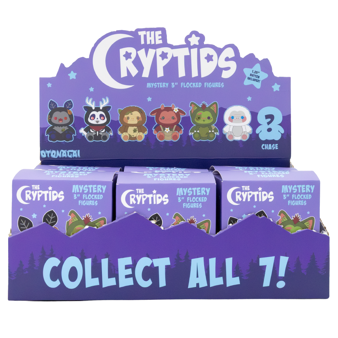 The Cryptids Series 1 Mystery Flocked Figures