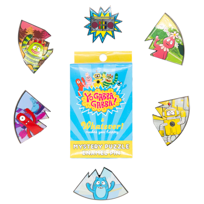Yo Gabba Gabba Mystery Box Gabba Land Puzzle Enamel Pins