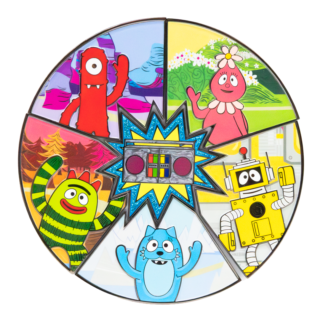 Yo Gabba Gabba Mystery Box Gabba Land Puzzle Enamel Pins