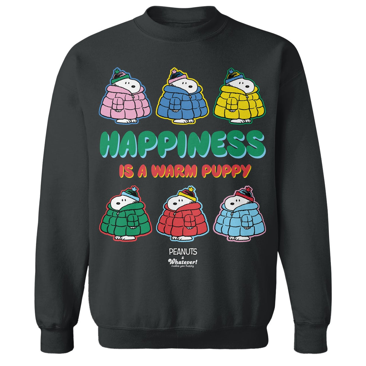 WMYH x Peanuts Snoopy Happiness Is A Warm Puppy Crewneck