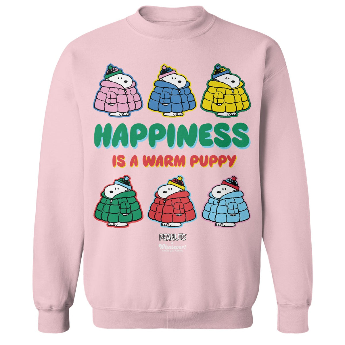 WMYH x Peanuts Snoopy Happiness Is A Warm Puppy Crewneck