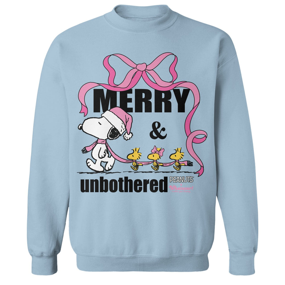WMYH x Peanuts Snoopy Merry & Unbothered Crewneck